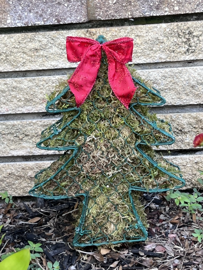 Christmas Tree Topiary